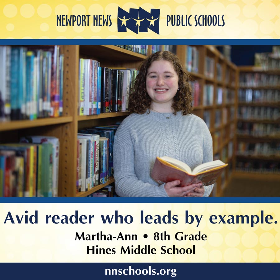 Student Spotlight on Hines Middle School 8th grader Martha-Ann Wells